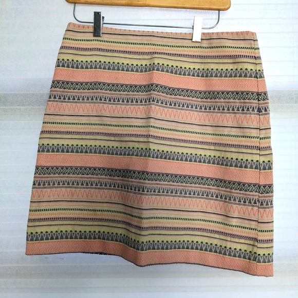 Ann Taylor Loft Aztec Print Skirt Size 6 - Picture 1 of 4